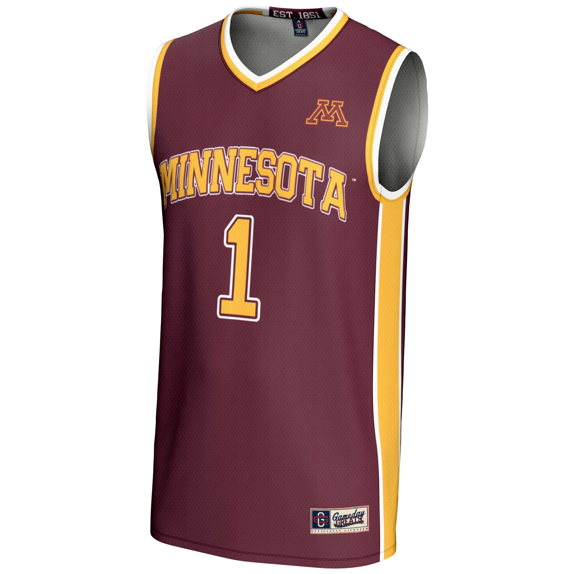[NJP] Minnesota Golden Gophers GameDay Greats Youth Lightweight Basketball Jersey - Maroon
