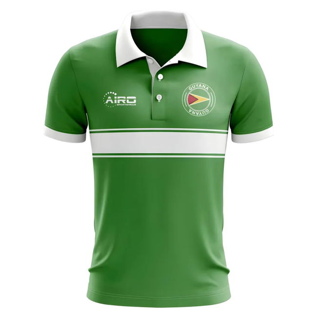 High Guyana Concept Stripe Polo Shirt (Green) Kit High Performance