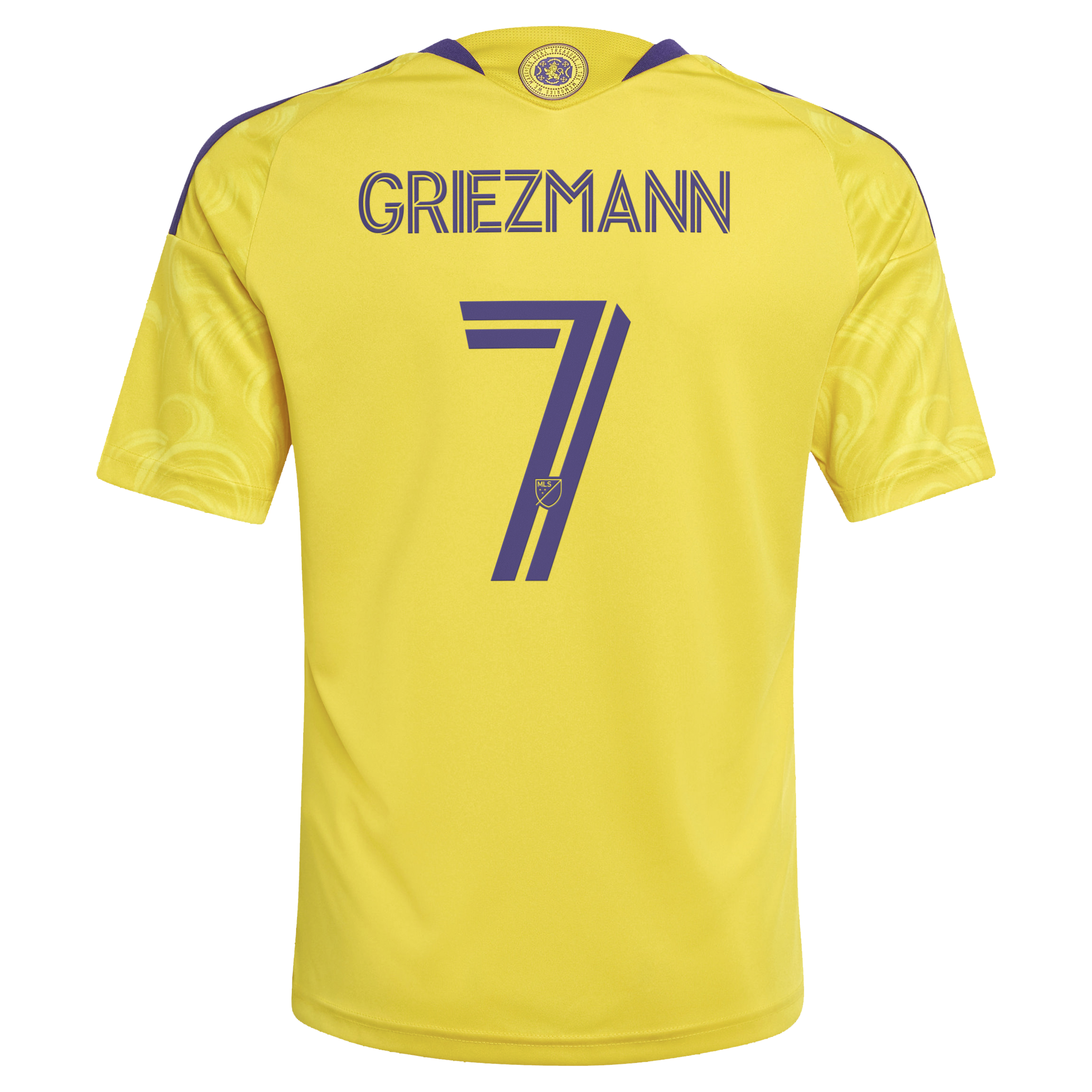 [SJH] Antoine Griezmann Orlando City SC Youth 2026 Sunken Treasure Kit Replica Jersey - Yellow
