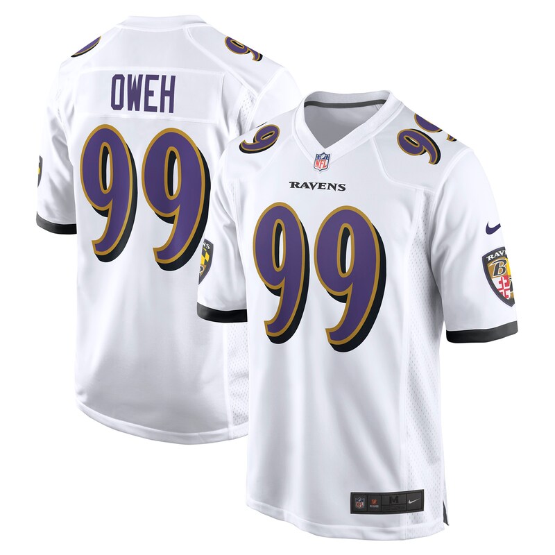 None Odafe Oweh BAL Ravens Powerful Officially Licensed Jersey