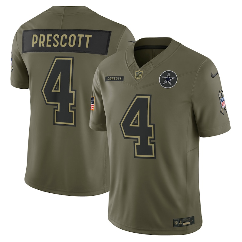 None Dak Prescott DAL Cowboys Iconic Authentic Jersey Football Apparel