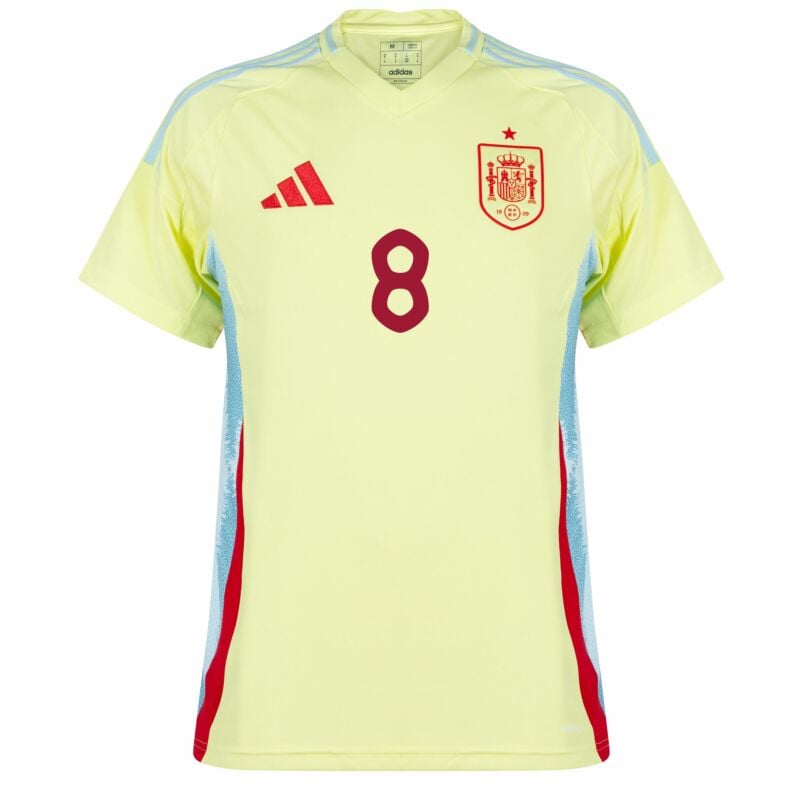 Spain Away Football Soccer Shirt 2024-25 Edition Pedri