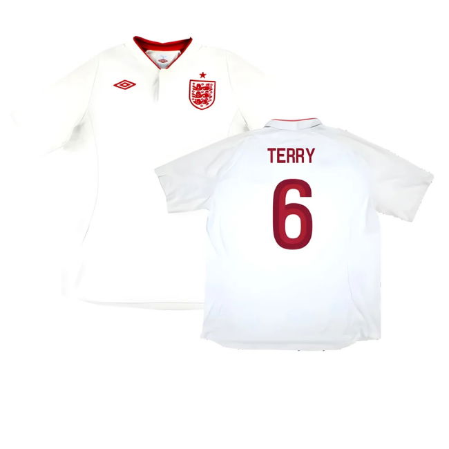 Pro Style England Home Pro Level Shirt 2012-2013 (Terry 6)