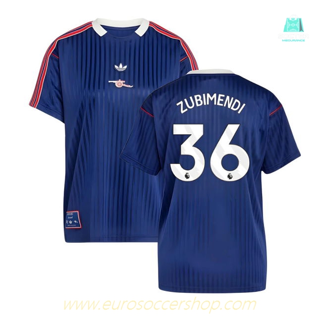 Arsenal Terrace Icons Shirt (Navy) (Zubimendi 36)