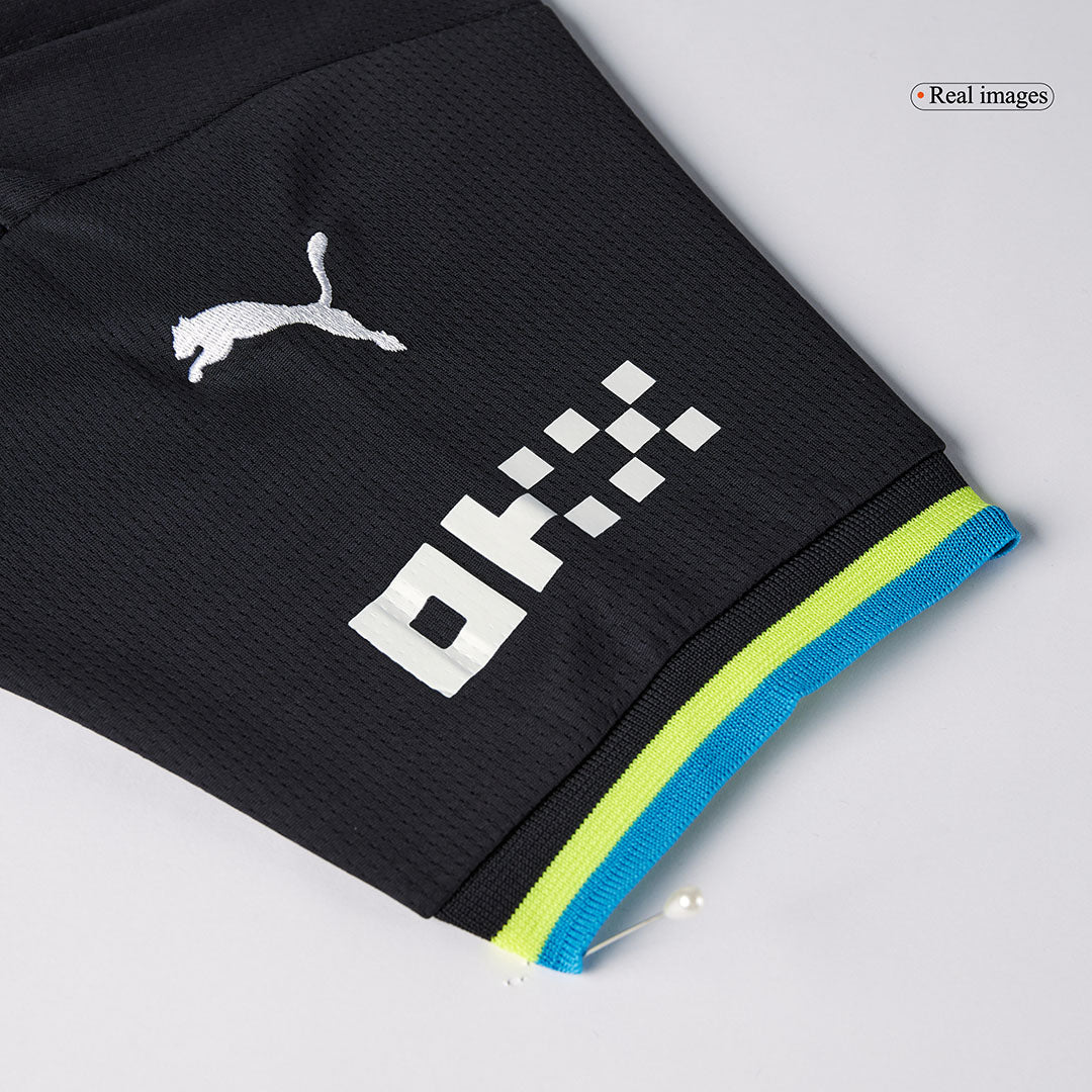 Kid's Manchester City Away Soccer Jersey Kit(Jersey+Shorts+Socks) 2024