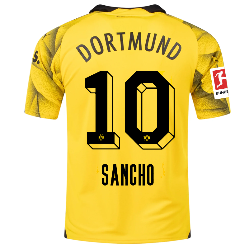 Borussia Dortmund Sancho 2023-2024 Bun Third Jersey – Authentic Shirt