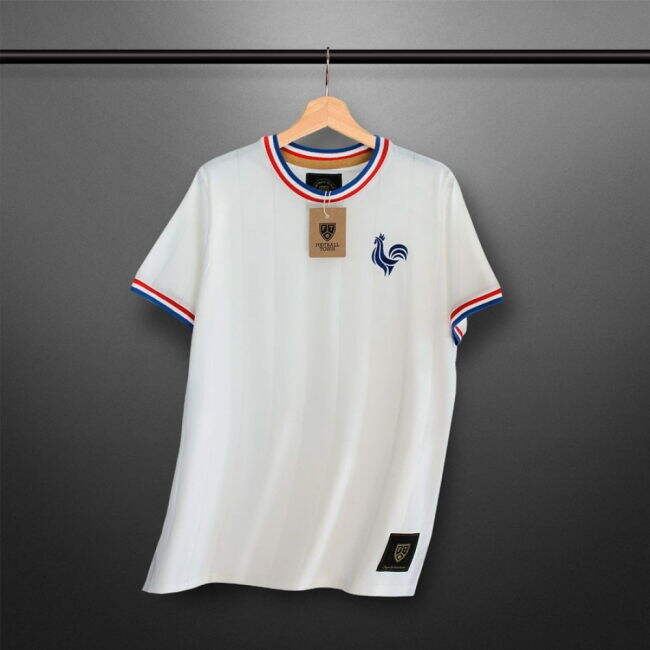 Cheap Vintage France Les Bleus Away Soccer Jersey Fashionable