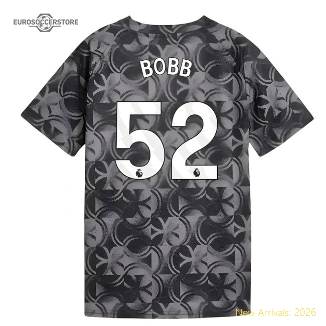 2025-2026 City Man Warm Up Jersey (Black) - Kids (Bobb 52)