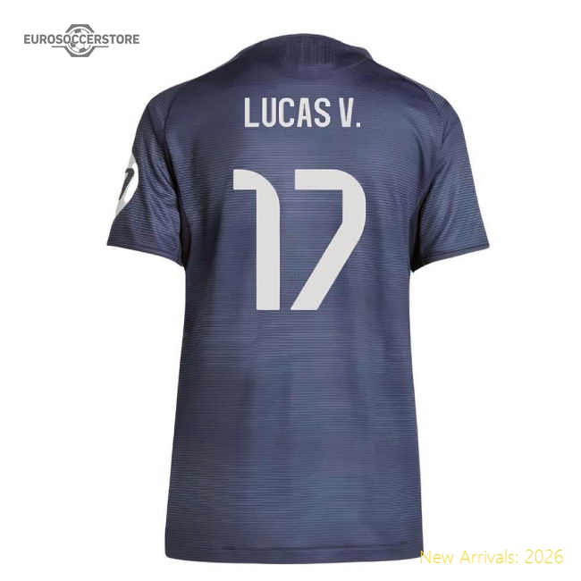 2025-2026 Real Madrid Authentic Second Jersey (ladies) (lucas V 17)