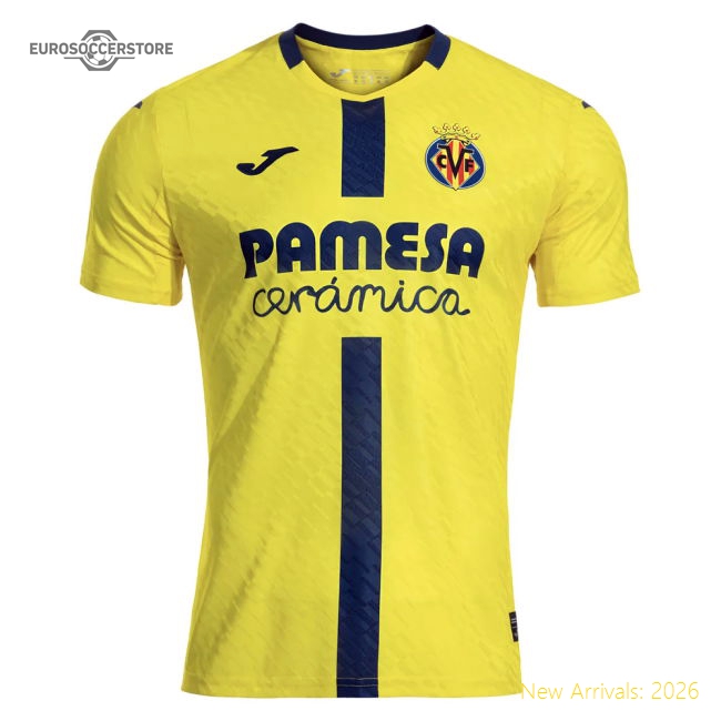 Fan-Favorite Genuine 2025-2026 Villarreal Home Shirt (Pires 7)