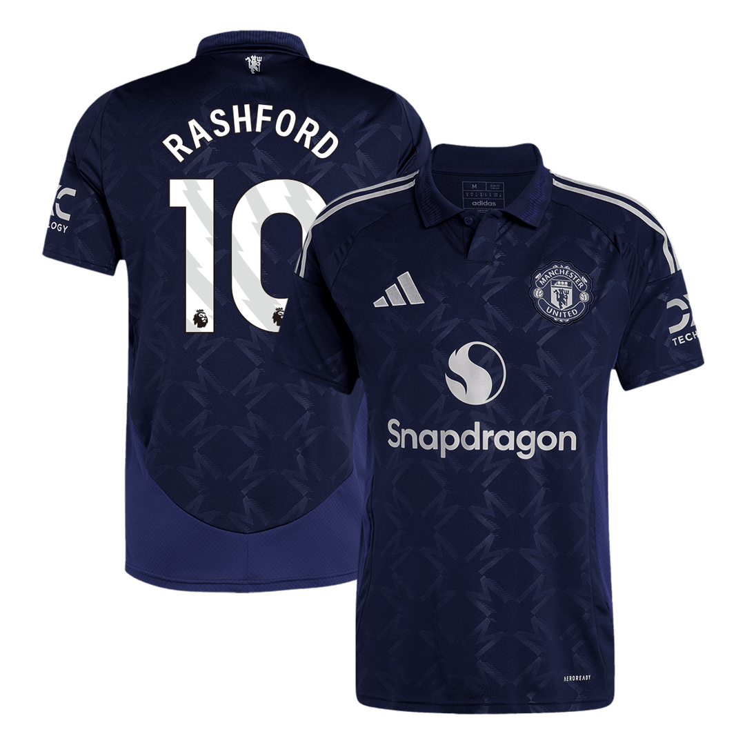 RASHFORD #10 Manchester United Away Soccer Jersey 2024/25Authentic Kit