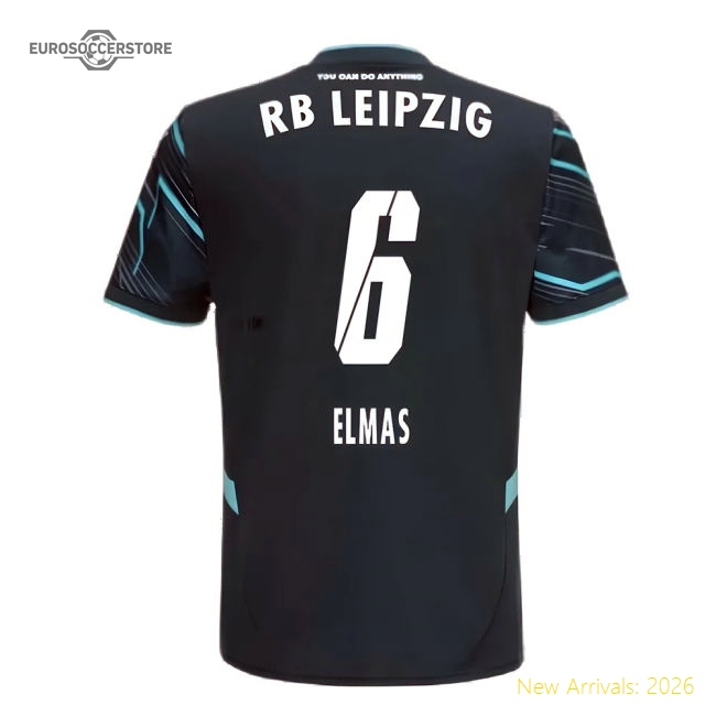 Fan-Favorite 2024-2025 Red Bull Leipzig Third Shirt (Elmas 6)