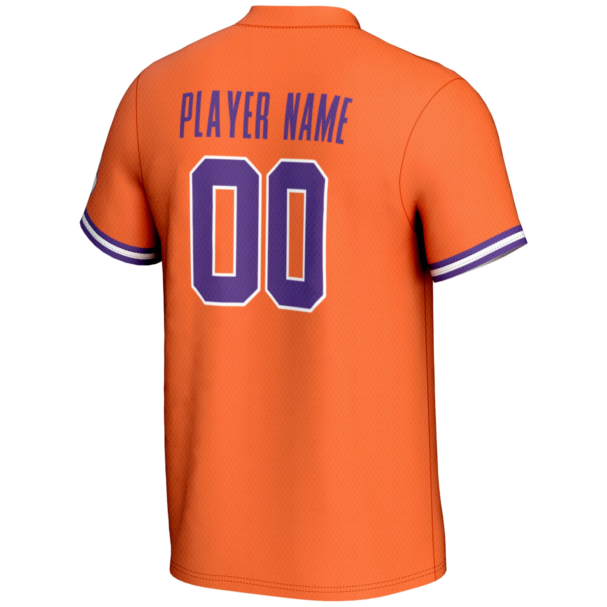 [NJP] Clemson Tigers GameDay Greats Unisex NIL Pick-A-Player Lightweight Softball Jersey - Orange