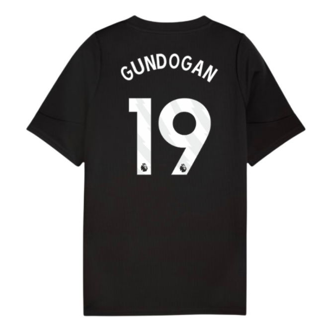 Ultra Comfort Football Man City Training Jersey Black Kids Gundoga...