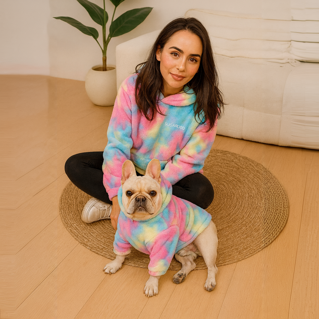 French Bulldog Zestara Frenchie Human Matching Hoodie – Plush Fleece