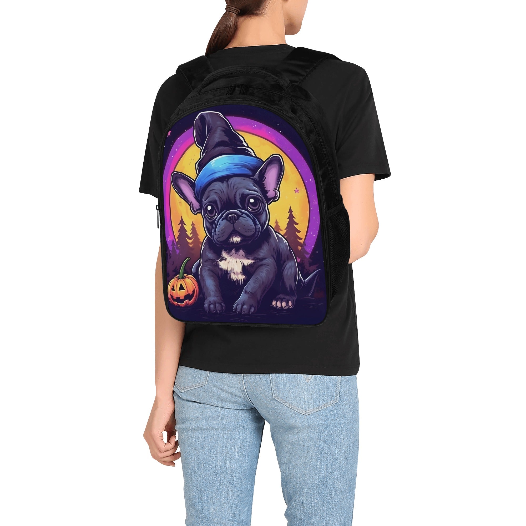 - Comfortable 16 Inch Dual Compartmen Backpack Pet Gear | Durable Build