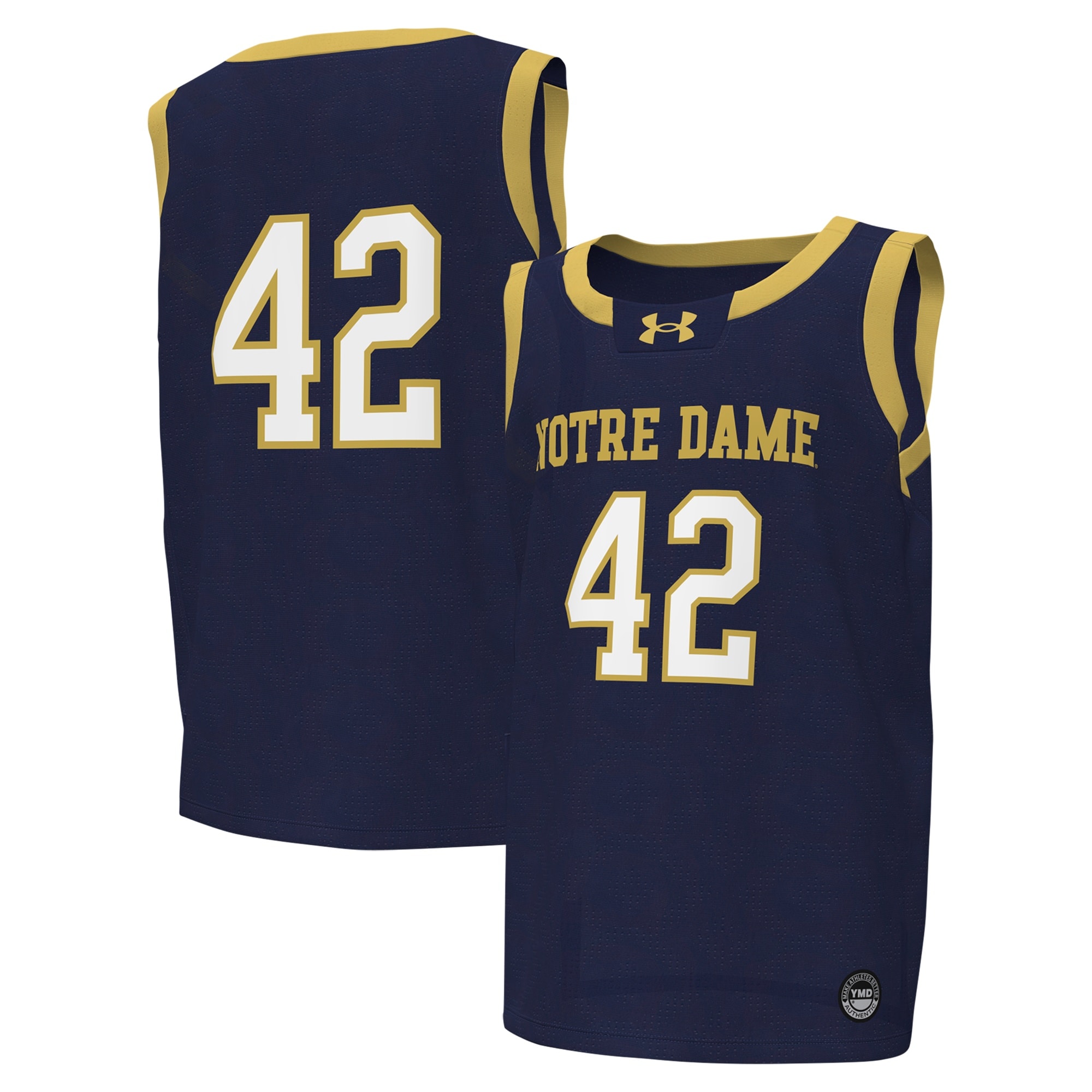 [NJP] #42Notre Dame Fighting Irish Youth Replica Basketball Jersey - Navy