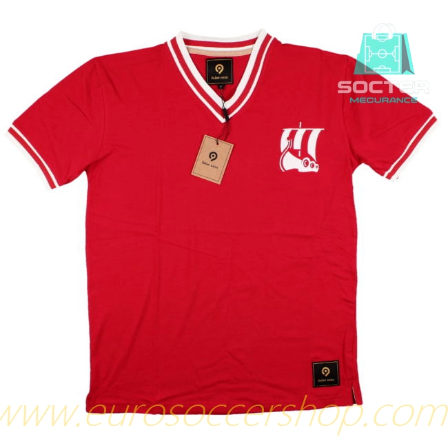 Denmark Home Football Shirt (M LAUDRUP 10)