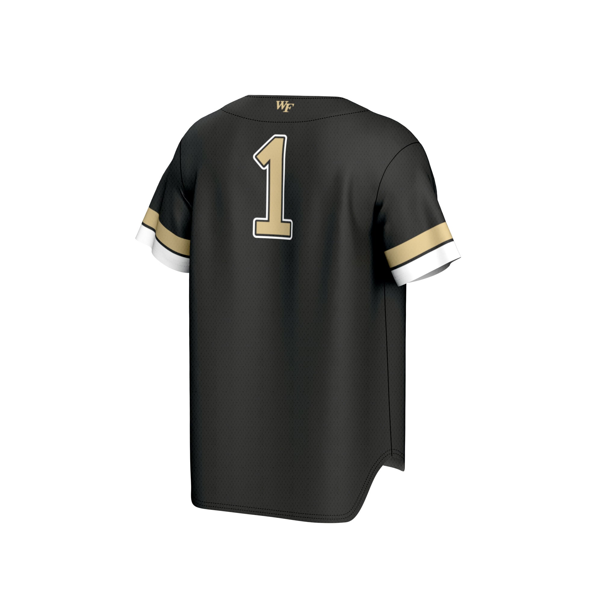 #1 Wake Forest Demon Deacons GameDay Greats Youth Lightweight Collegiate Baseball Fashion Jersey - Black