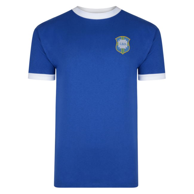 Football Score Draw Brazil 1970 World Cup Away Final No10 Shirt