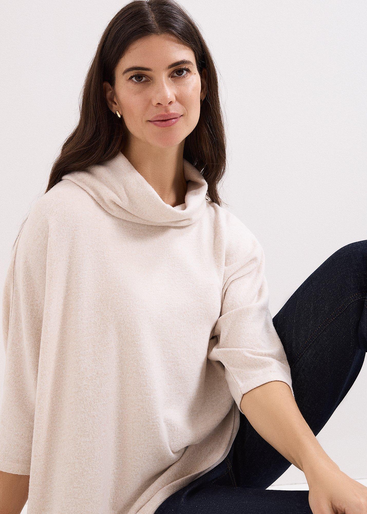 Toni Button Detail Snuggle Top