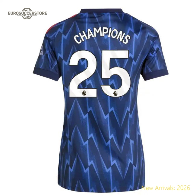 Exclusive Womens Arsenal Champions Jersey 2025-2026 Smooth