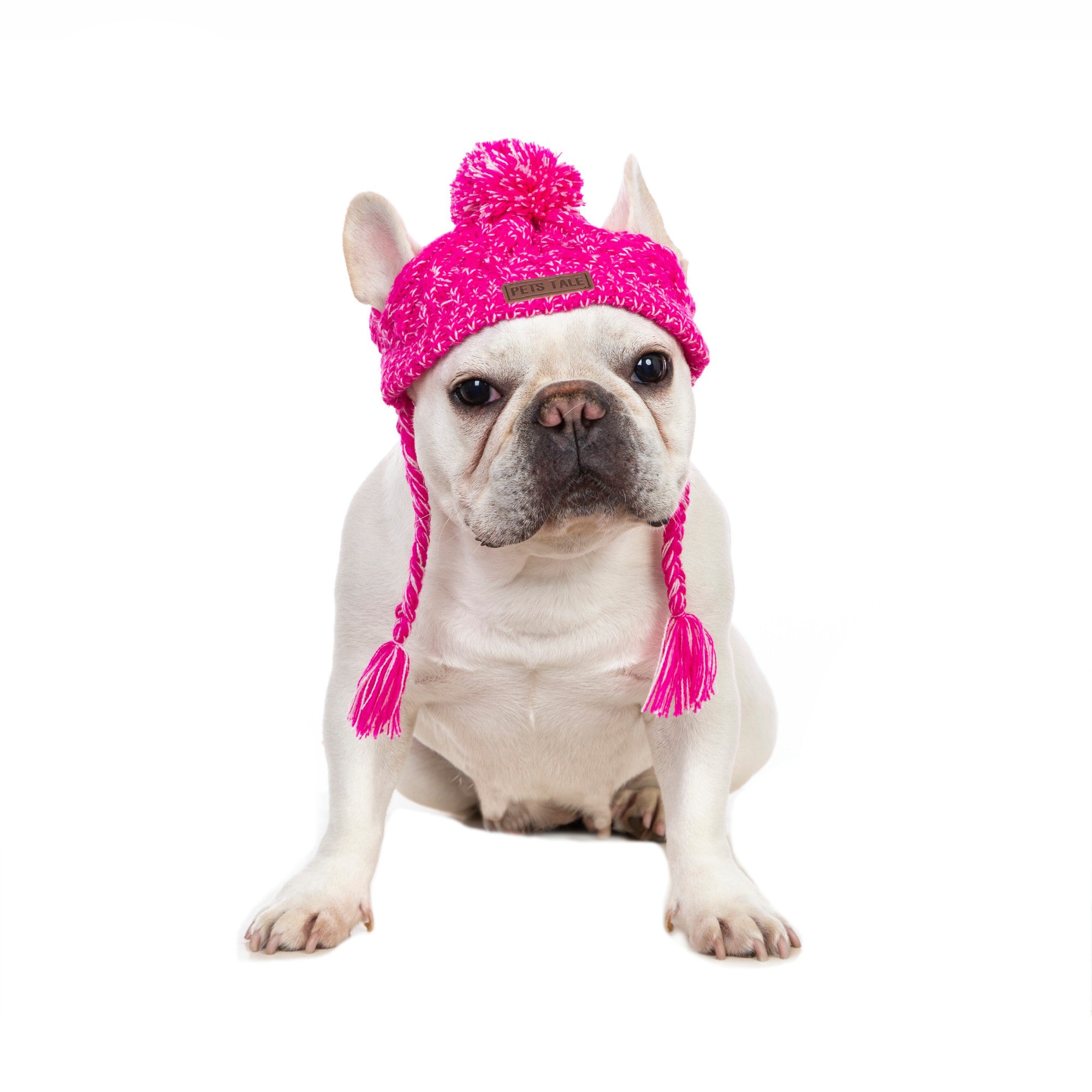 French Bulldog Cozycouture Frenchie Knitted Soft Winter Hat Warm Dog Outfit