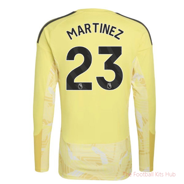 Aston Villa Goalkeeper Long Sleeve Shirt - Kids 26/27 (Kids) (Martinez 23)