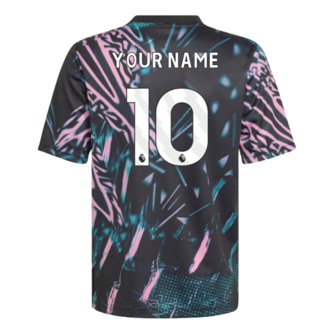 Authentic 2025-2026 Liverpool Pre Match Shirt (black) - Kids (your