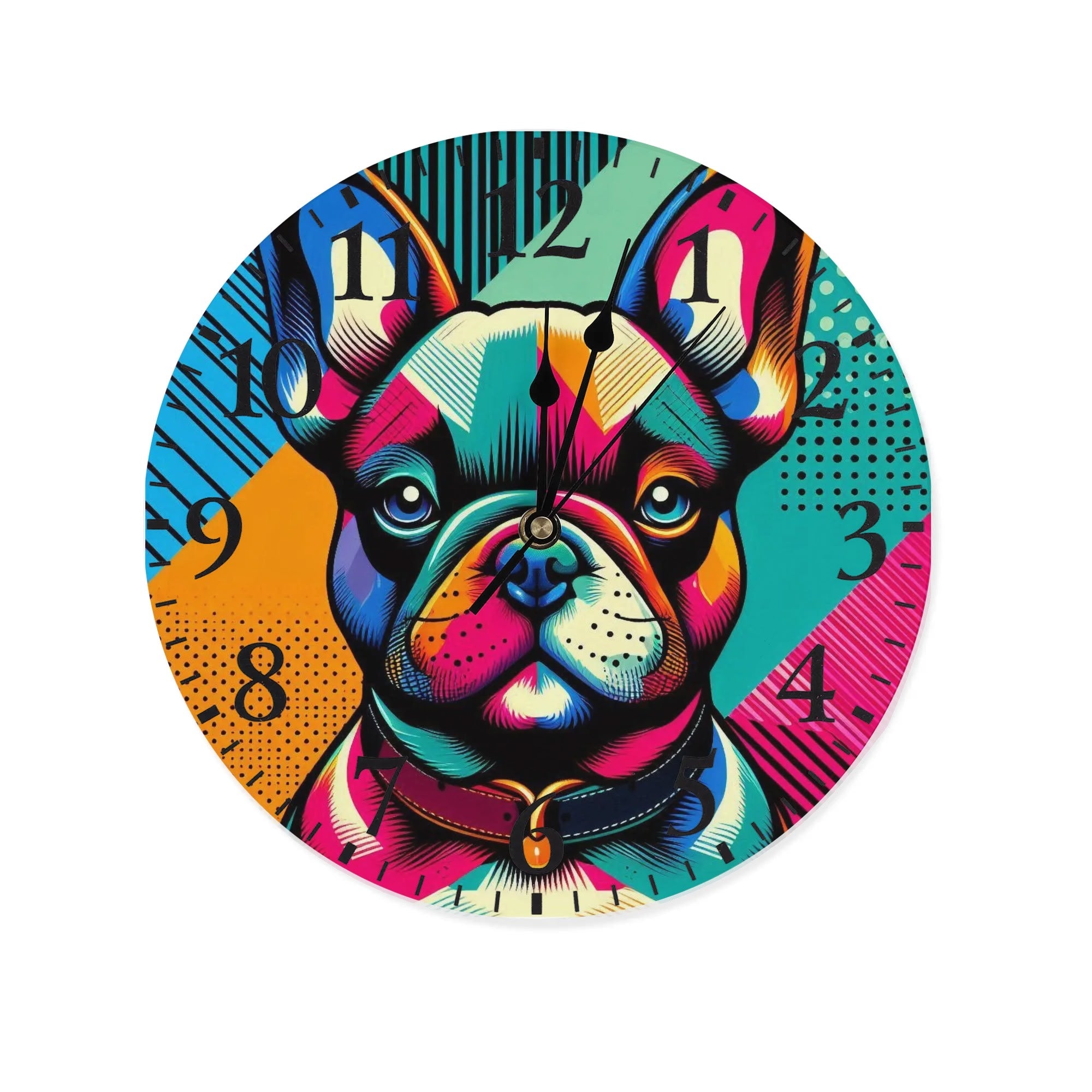 Bear - Breed-specific Frameless Wall Clock Pet Gear | Safe For Paws