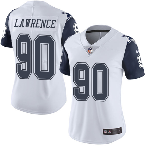 Official NFL DAL Cowboys #90 Demarcus Lawrence White Limited Jersey