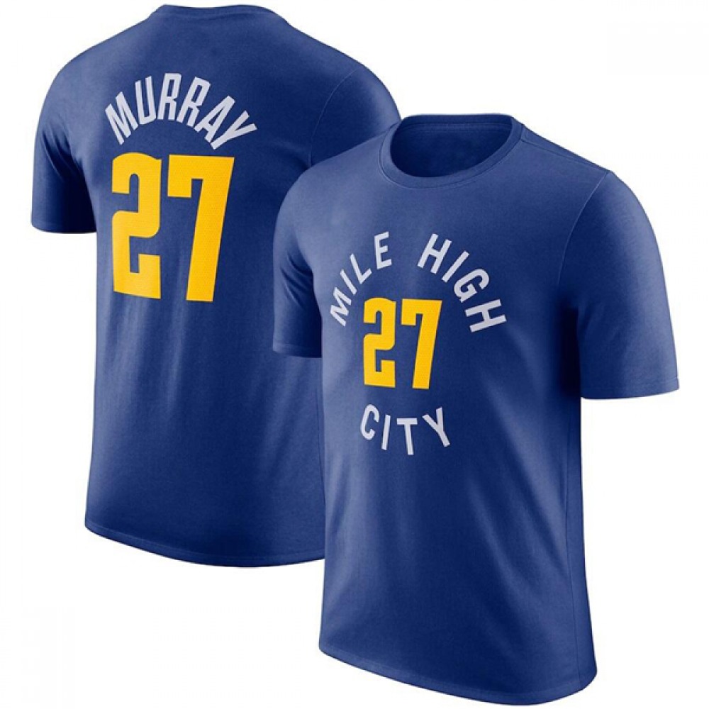 High-Quality 27 Denver Nuggets Blue Jersey - - NBA Collection