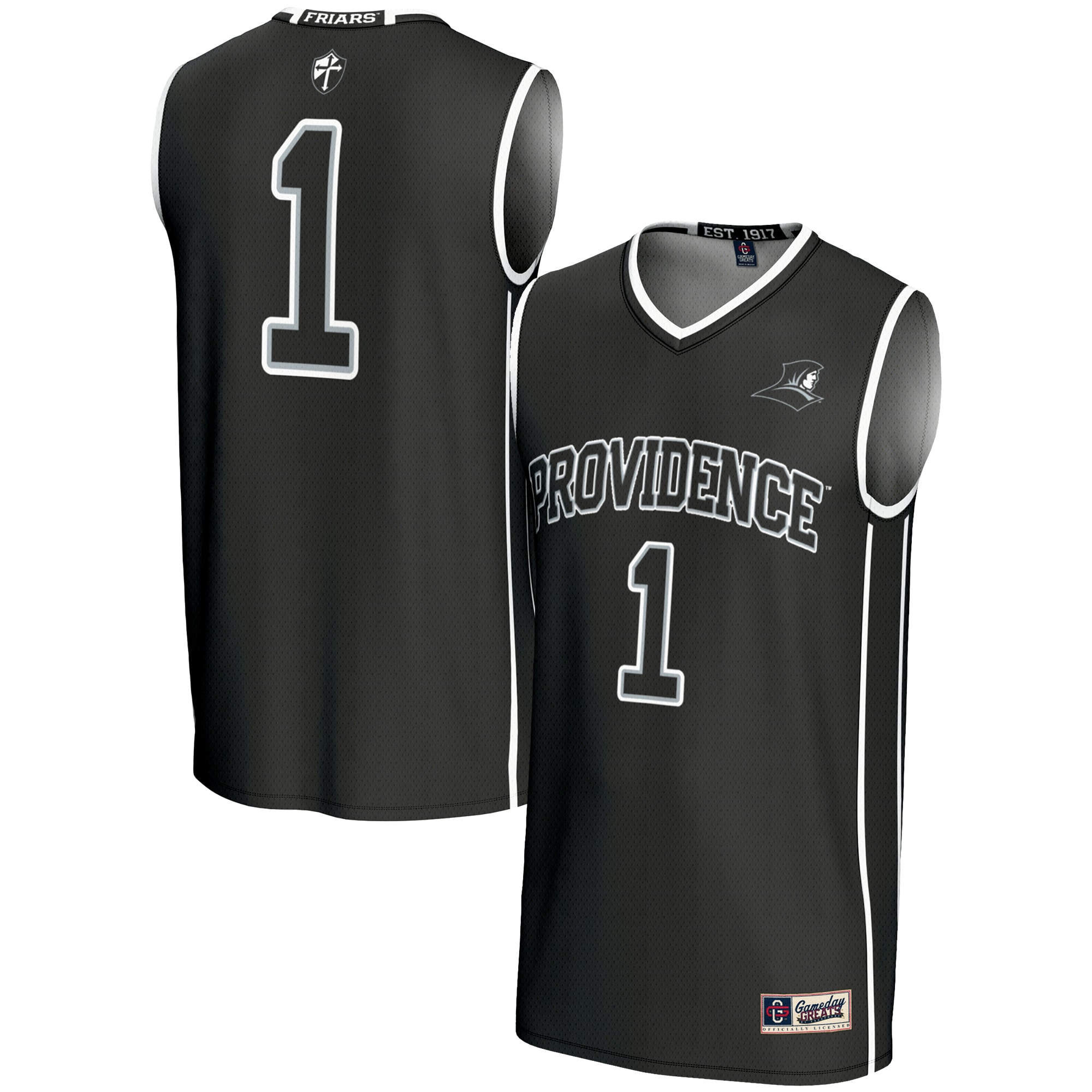 [NJP] Providence Friars GameDay Greats Youth Lightweight Basketball Jersey - Black