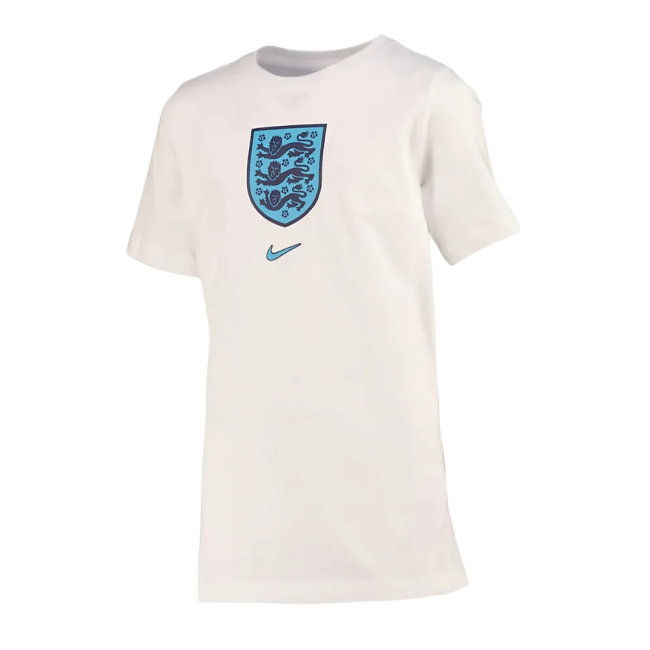 2022-2023 England Crest Tee (White) - Kids (Kane 9)