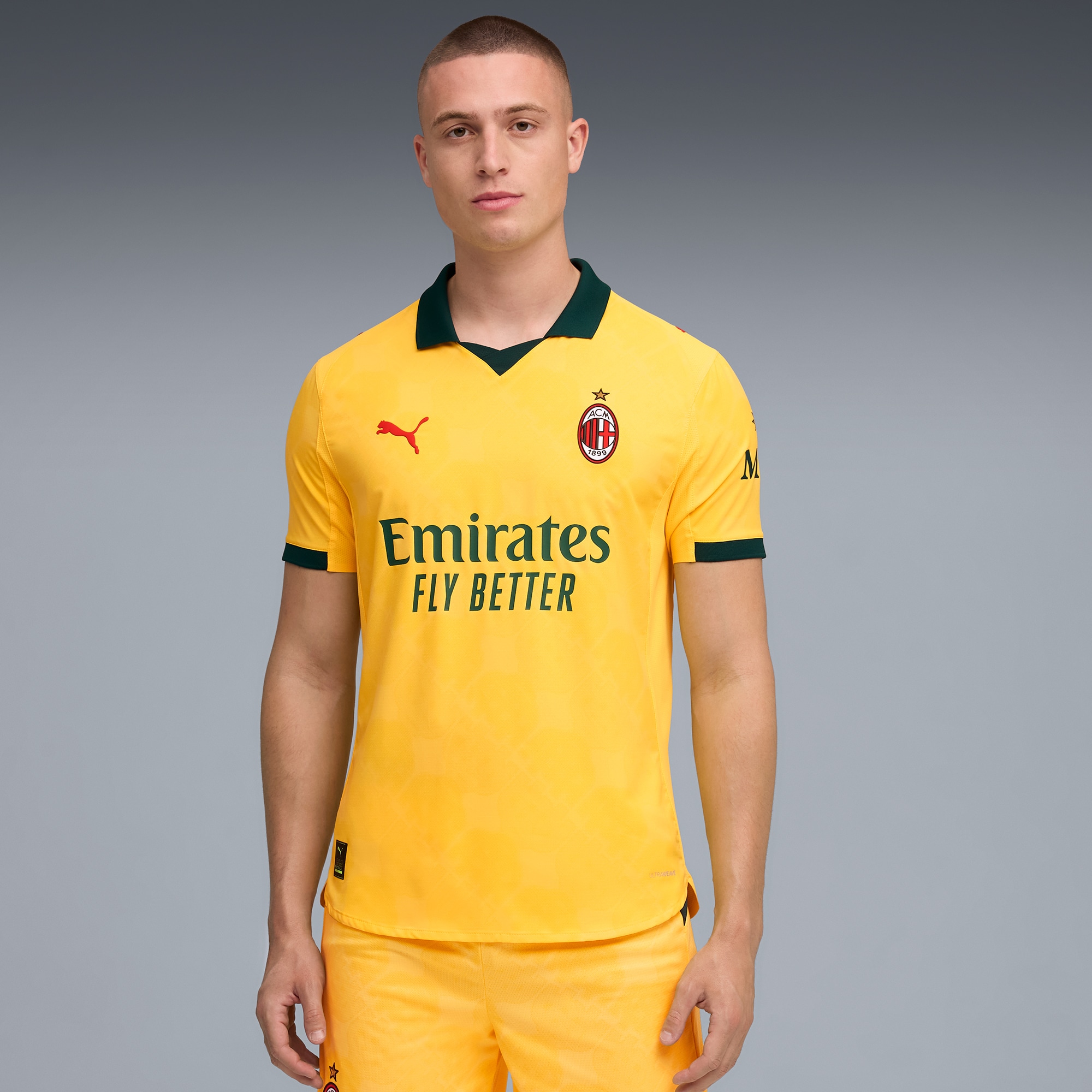 [SJH] AC Milan 2025/26 Third Authentic Jersey - Yellow