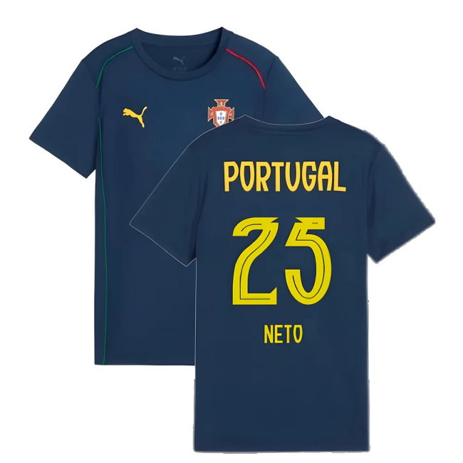 2025-2026 Portugal Casuals Tee (Persian Blue) - Kids (Neto 25)