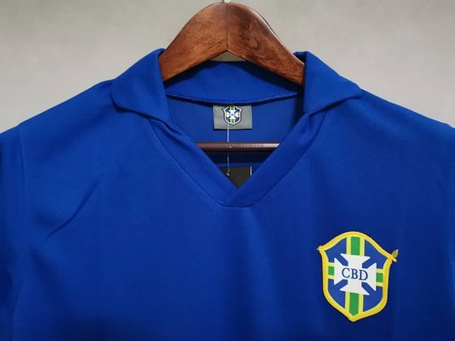High Quality 1957 Brazil Jersey Retro With Collector's Item Design -