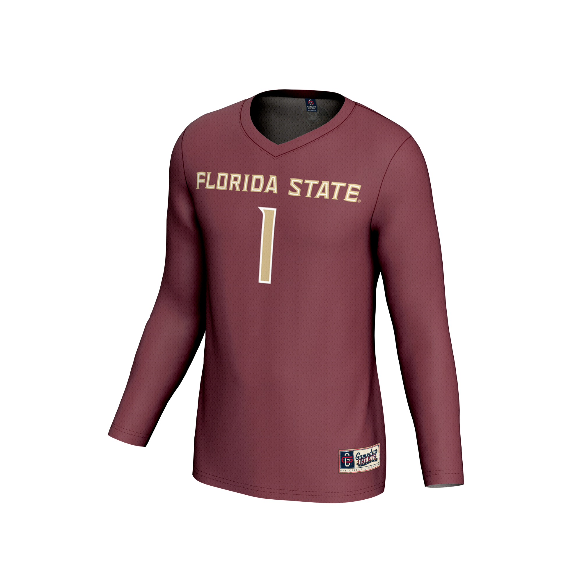[DDG] Florida State Seminoles GameDay Greats Youth Collegiate Volleyball Fashion Jersey - Garnet