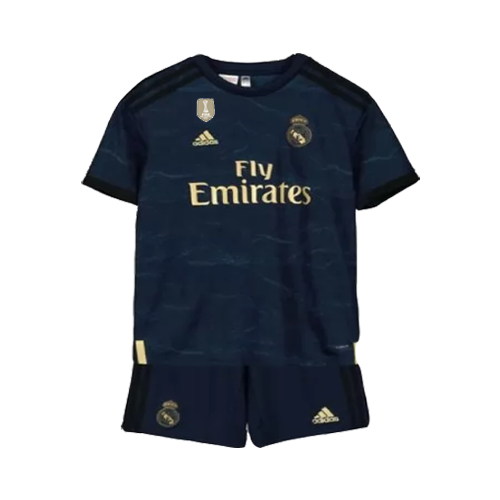Advanced Fabric Kids 19-20 Real Madrid Away Navy Jersey KitShirtShort