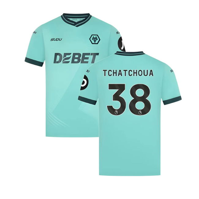 Flexible Authentic Jersey 2025-2026 WOL Away Elite Tchatchoua 38#915