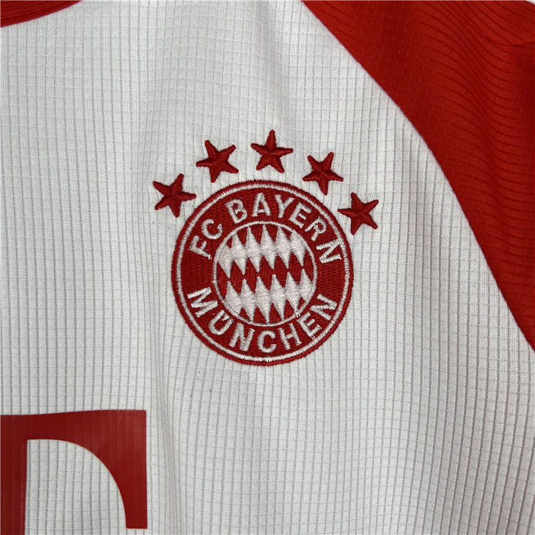 Kids Bayern Munich 2324 Home Suits ShirtShorts - Official Replica