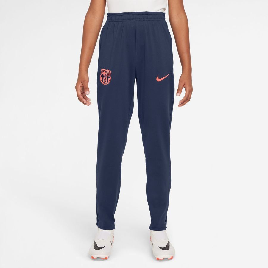 [EFKS] Barcelona Trousers Dri FIT Strike Midnight Navy/Bright Mango Training Kids