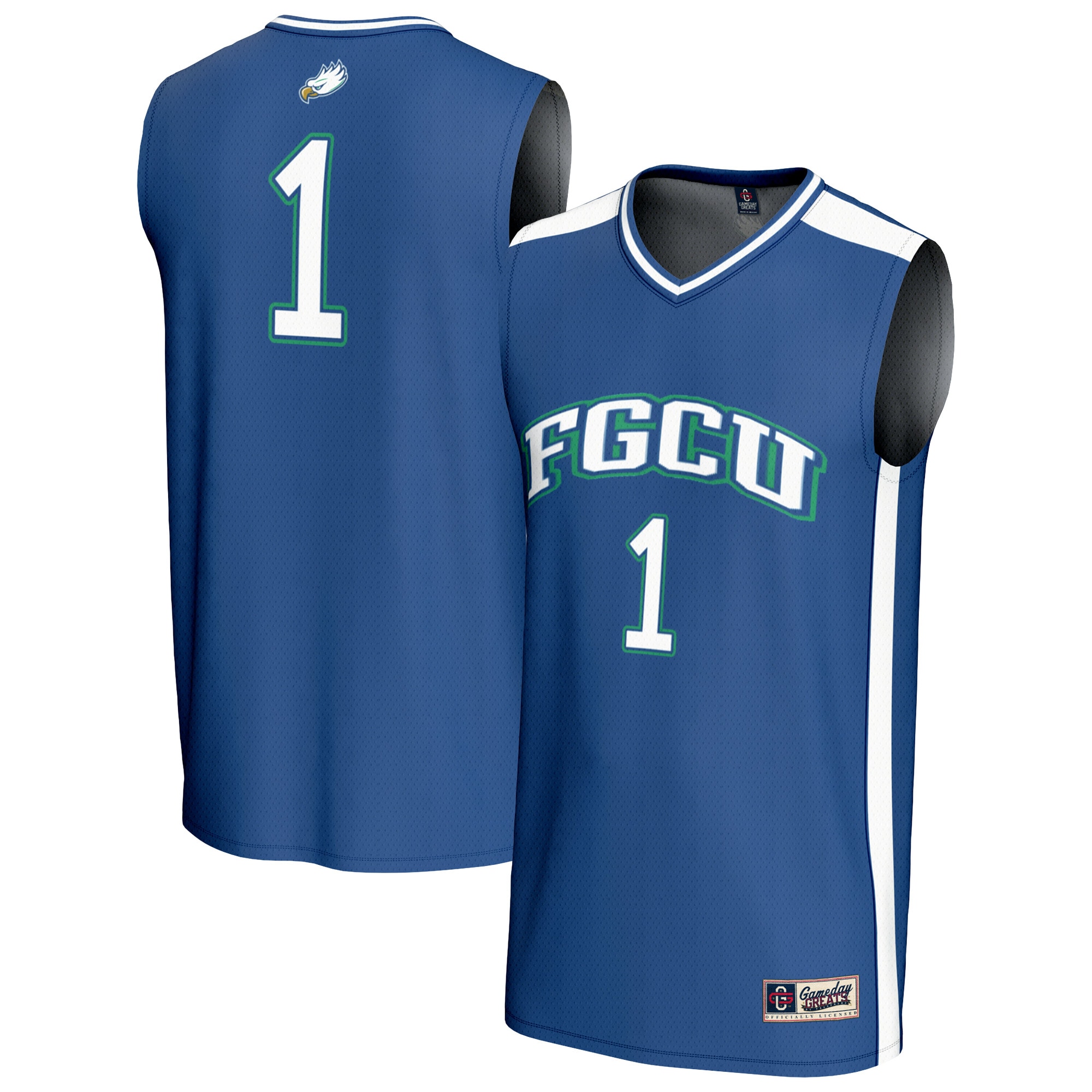[NJP] Florida Gulf Coast Eagles GameDay Greats Unisex Lightweight Basketball Jersey - Blue