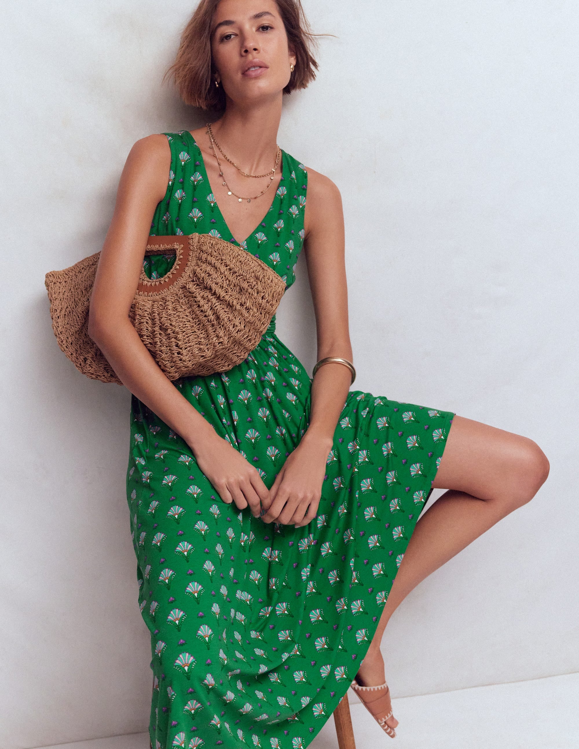 Elodie Jersey Maxi Dress