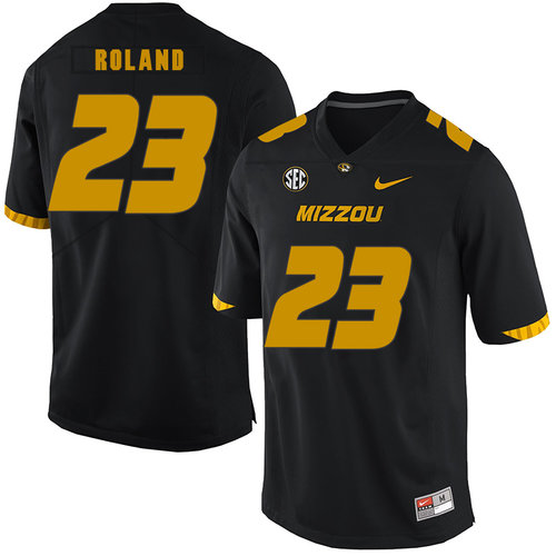 Men's None Black 2024 moisture wicking Johnny Roland #23 stitched