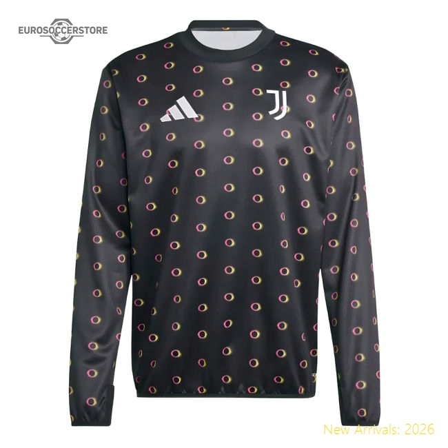 Best-Selling 2024-2025 Juventus Pre Match Warm Up Top (Black)