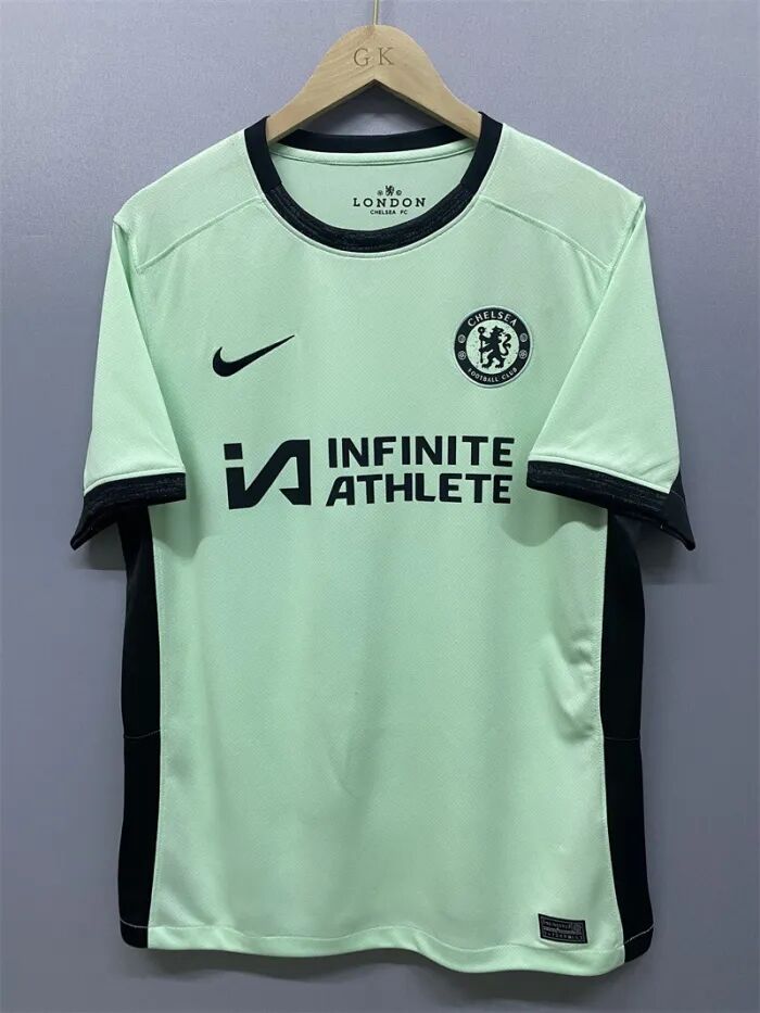 Quick Dry 2324 Chelsea Football Shirt Third Green Soccer Jersey