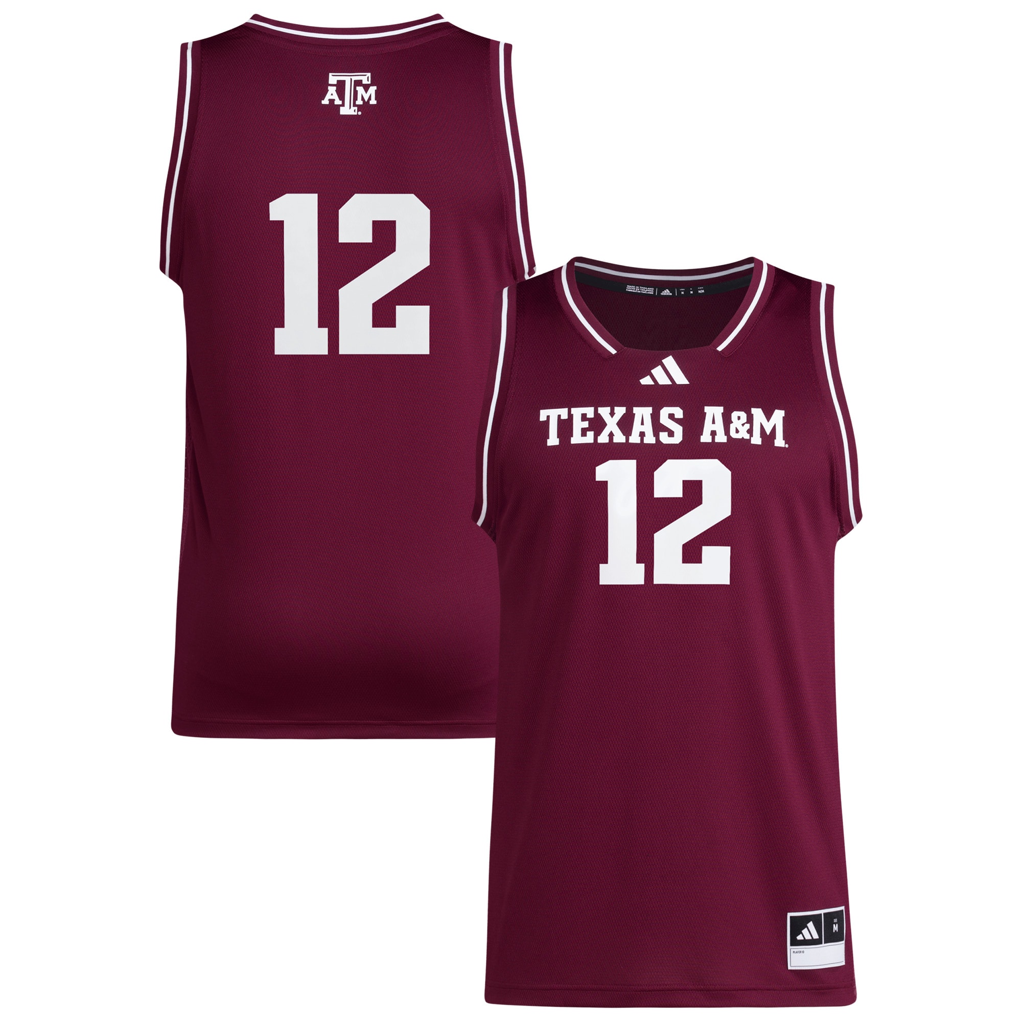 [NJP] Texas A&M Aggies Replica Swingman Jersey - Maroon