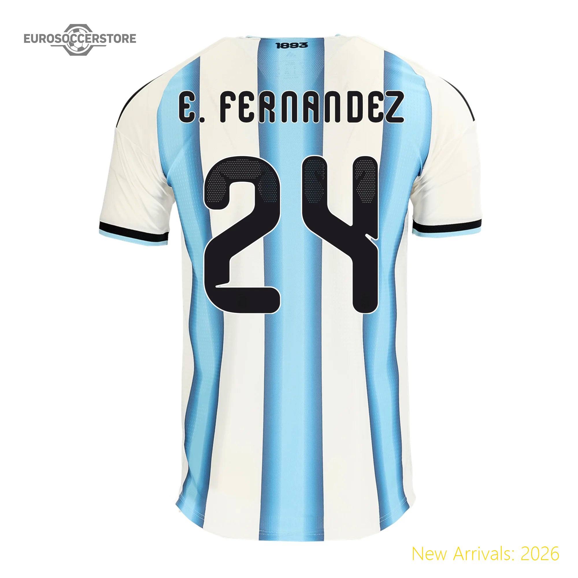Stylish Top-grade Men Arg Football Star Home Jersey 2026