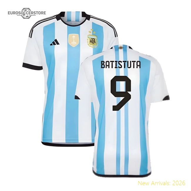 Argentina National Team National Team 2022 World Cup Winners Home Shirt